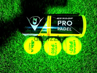 3 Padel Balls Dunlop