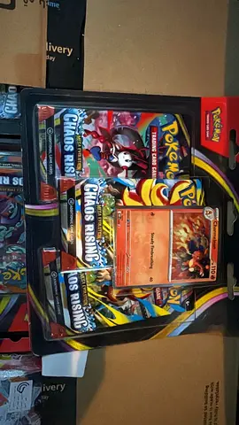 Pokémon TCG Chaos Rising booster pack set with promo card