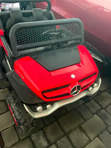 Red Electric Ride-On Toy Car (Mercedes-style) for Kids