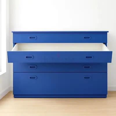 Modern Blue Chest Of Drawers