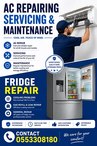 Ac repair and services maintenance
