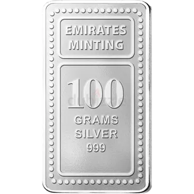 Silver 100 gm Bar