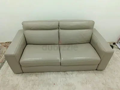 Pure leather sleeper sofabed natuzzi Italia