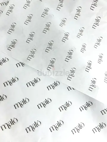 Pack of Branded Tissue / Wrapping Paper Sheets - Unused