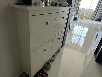 IKEA Hemnes Shoe Cabinet with 4 Compartments