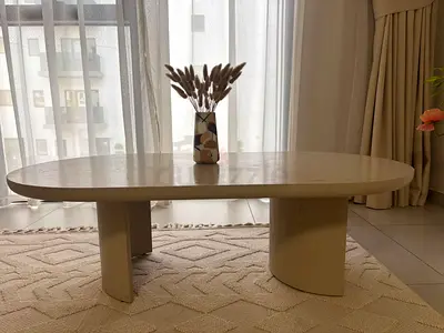 Modern Oval Coffee Table – AED 380