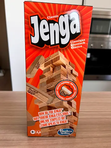 Classic Jenga Game by Hasbro Gaming