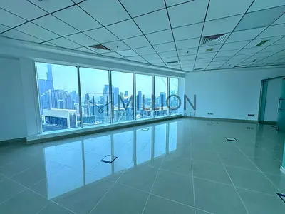 Premium Office | Burj Khalifa & Sea View | Prime Business Bay Location