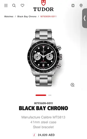 Tudor Black Bay Chrono M79360N-0011 - 41mm Steel Chronograph. Brand new for 27% below retail.