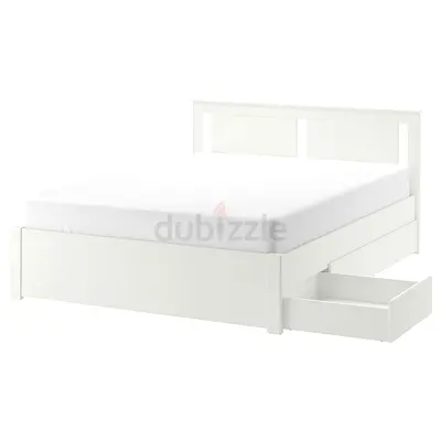 IKEA Bed with Drawers