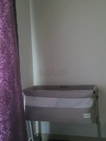 sleep crib gray