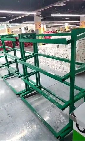 supermarket metal shelves/racks