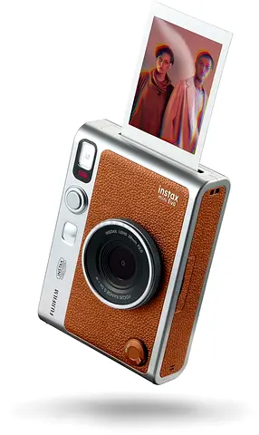 FUJIFILM INSTAX MINI EVO CAMERA BROWN.