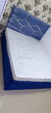 Queen size storage bed including madical mattres brand new selling