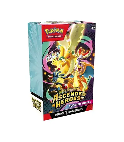 Pokemon TCG: Ascended Heroes Booster Bundle (6 Booster Packs)