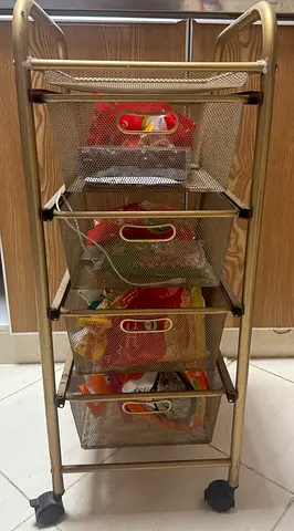 Metal 4 tier rack