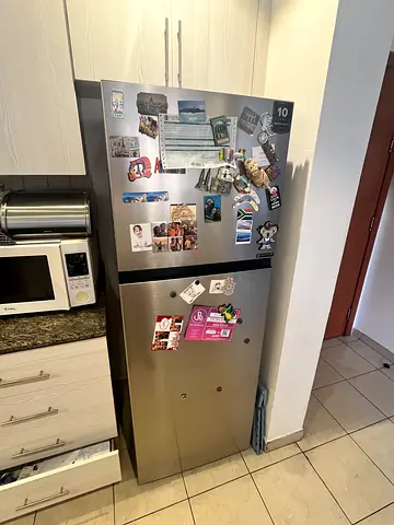 Stainless Steel Double-Door Refrigerator - Good Working Condition 325L