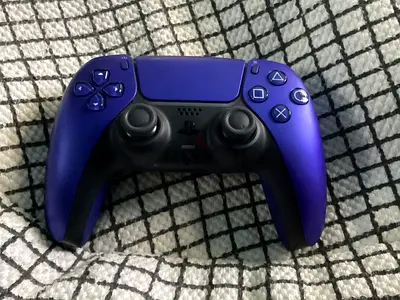 Used DualSense PS5 Wireless Controller - Blue/Black, Flawless Condition