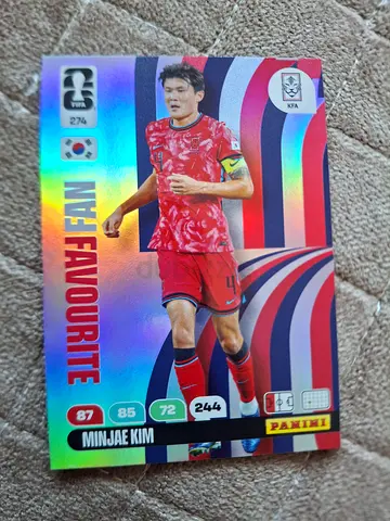 Minjae kim panini fan favourites card