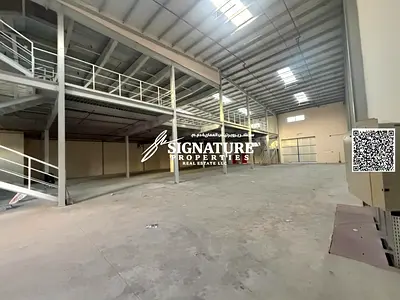 WAREHOUSE 15,000 SQFT 350 KW 3 PHASE ELECTRICTY WAREHOUSE FOR RENT IN AJMAN