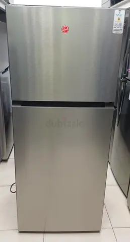 Hoover Double Door Refrigerator Stainless Steel