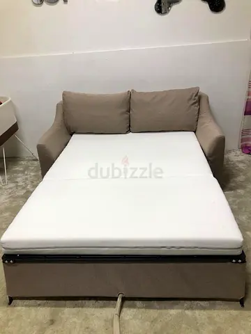 2-seater Fabric sofa bed