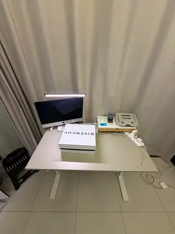 Adjustable Desk - sit/stand + high chair (160x80cm)