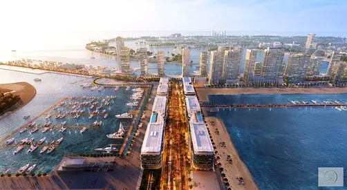 Private Beach, Dubai Eye & Fireworks View+maid, 4% DLD Waiver