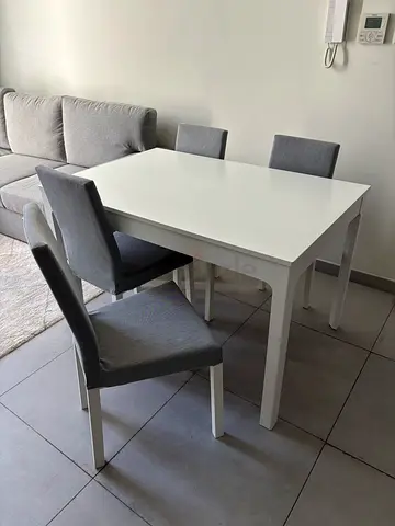 IKEA EKEDALEN Dining Table  4 Chairs