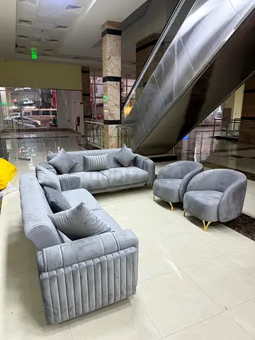 Brand New Turkish 3+3+1+1 Sofa Set – Converts Into Sofa Bed