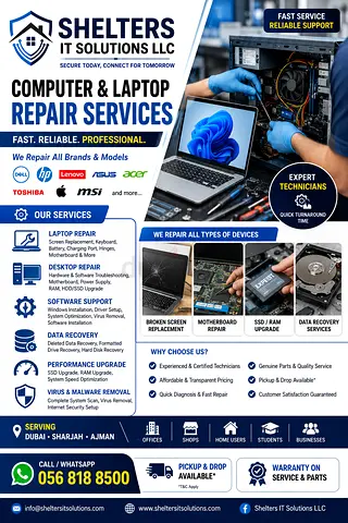 CCTV Installation  IT Support Services in Dubai | Shelters IT Solutions LLC