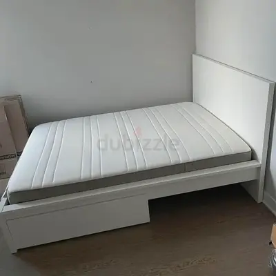 Ikea Bed and mattress/double size