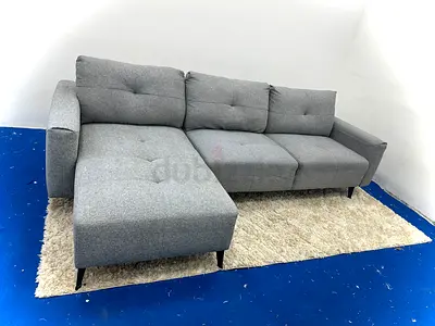 Like new condition home centre lshape sofa