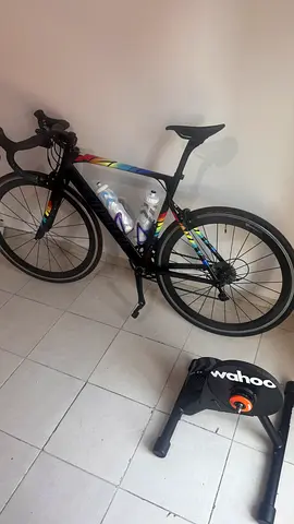 Carbon road bike - used, with deep-section wheels