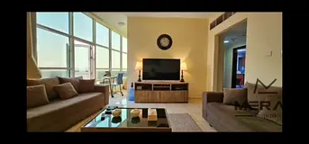 Two bedrooms for monthly rent, furnished, large space with a big balcony overlooking the creek.