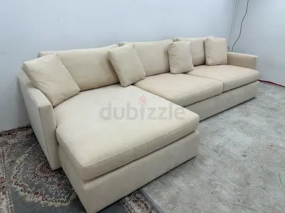 Perfect condition cratebarrel lshape sofa