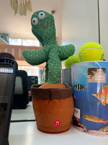 Dancing/Singing Cactus Plush Toy in Pot - Lightly Used