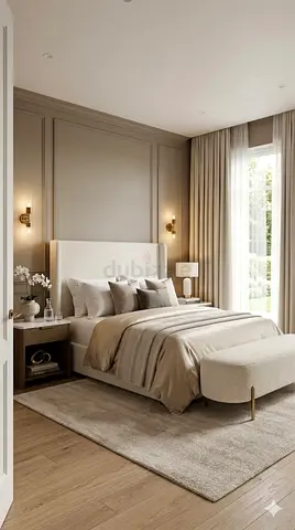 Modern Upholstered Bed Set with Headboard and Bench