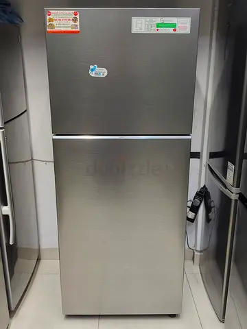 Stainless Steel Top-Freezer Refrigerator - Good Condition