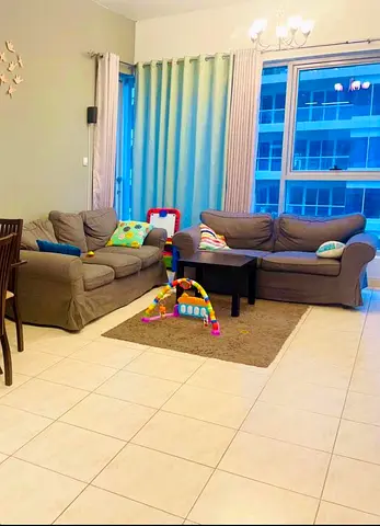 IKea 3-Seater and 2-Seater Set - Comfortable Grey Fabric