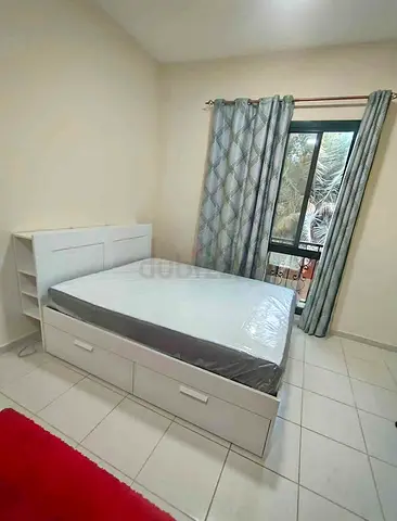 IKEA brimness queen size bed with 4 storage drawers underneath and with  IKEA mattress