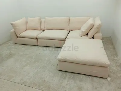 Top quality marina home luscious cloud feather 🪶 filled modular sofa