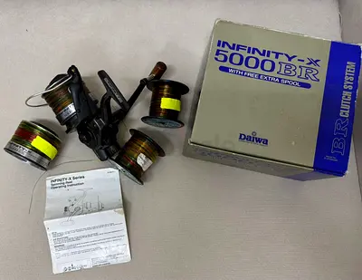 Daiwa infinity X-5000 BR fishing complete in box