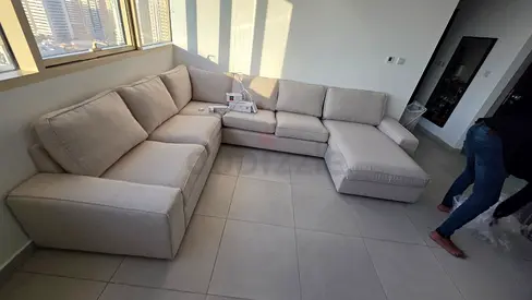 Ikea kivik U shape sofa beige colour