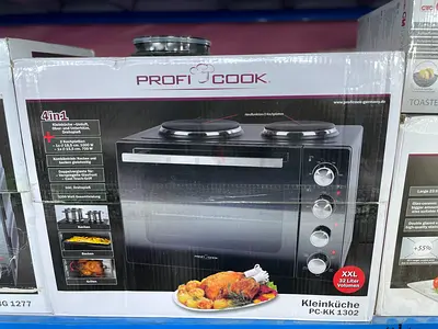 ProfiCook countertop mini oven with double hotplate - used