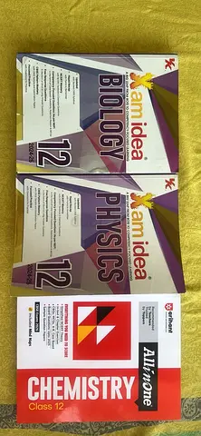 Set of Class 12 Science Textbooks: Biology, Physics, Chemistry (All in good condition)