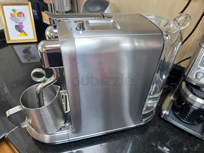 Stainless Steel Capsule Espresso Machine with Milk Frother (Used)