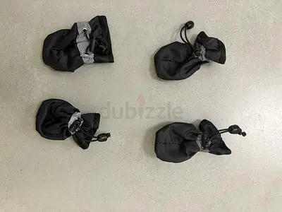 Brand new black dog booties