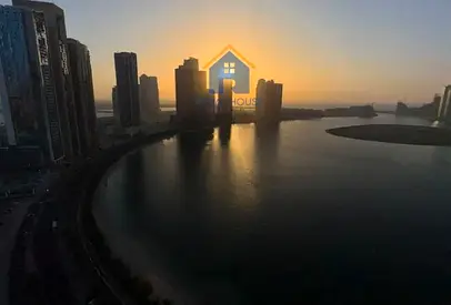 Two bedrooms for sale with full sea view and parking space in Al Mamzar
