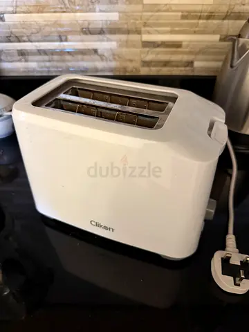 White Clikon 2-Slice Toaster - Good Working Condition